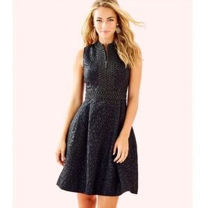 Lilly Pulitzer Onyx Franci Fit and Flare Mini Dress